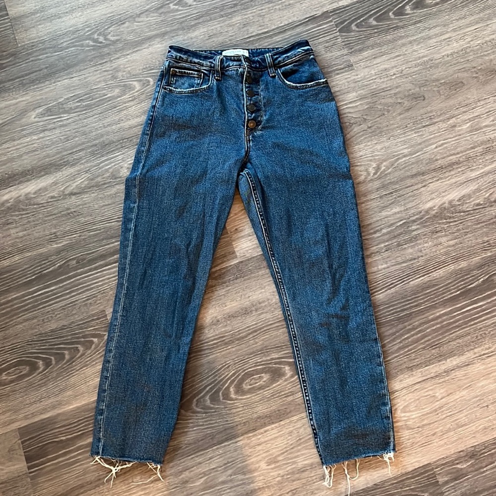 Abercrombie high waisted mom jeans